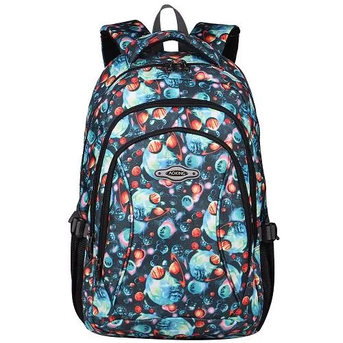 Floral Nylon Travel Backpack