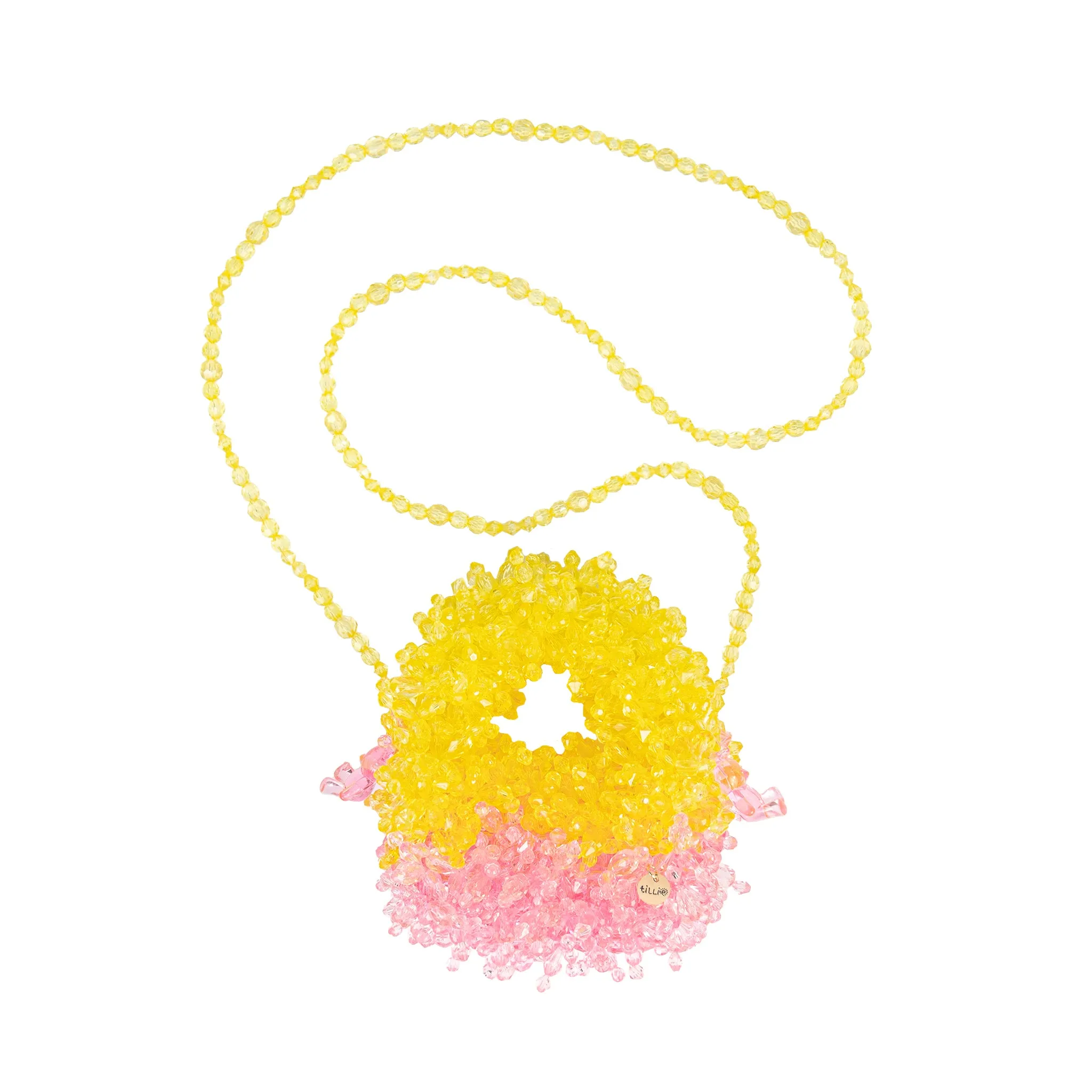 Fluffy Sunrise Mini Bead Bag
