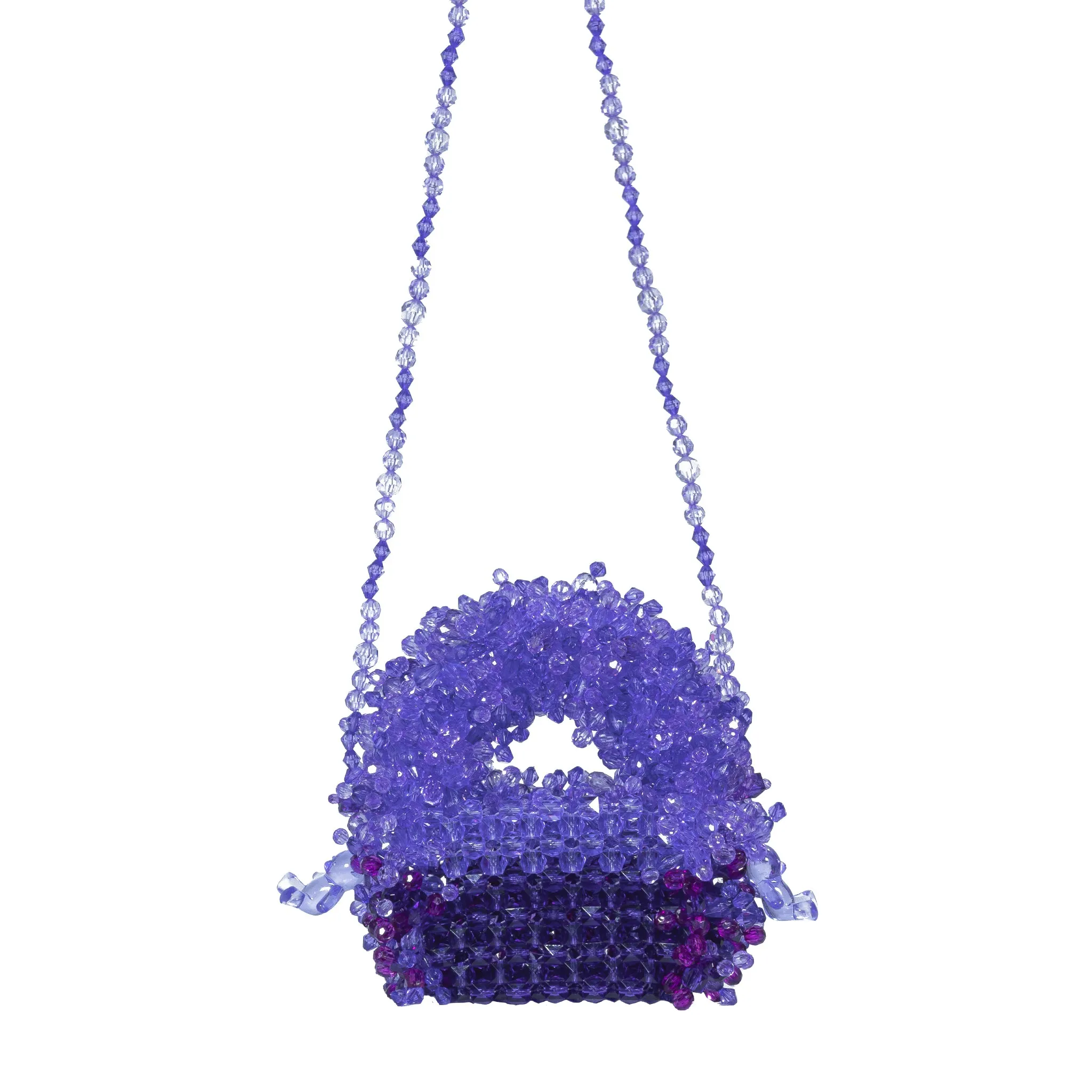 Fluffy Sunrise Mini Bead Bag
