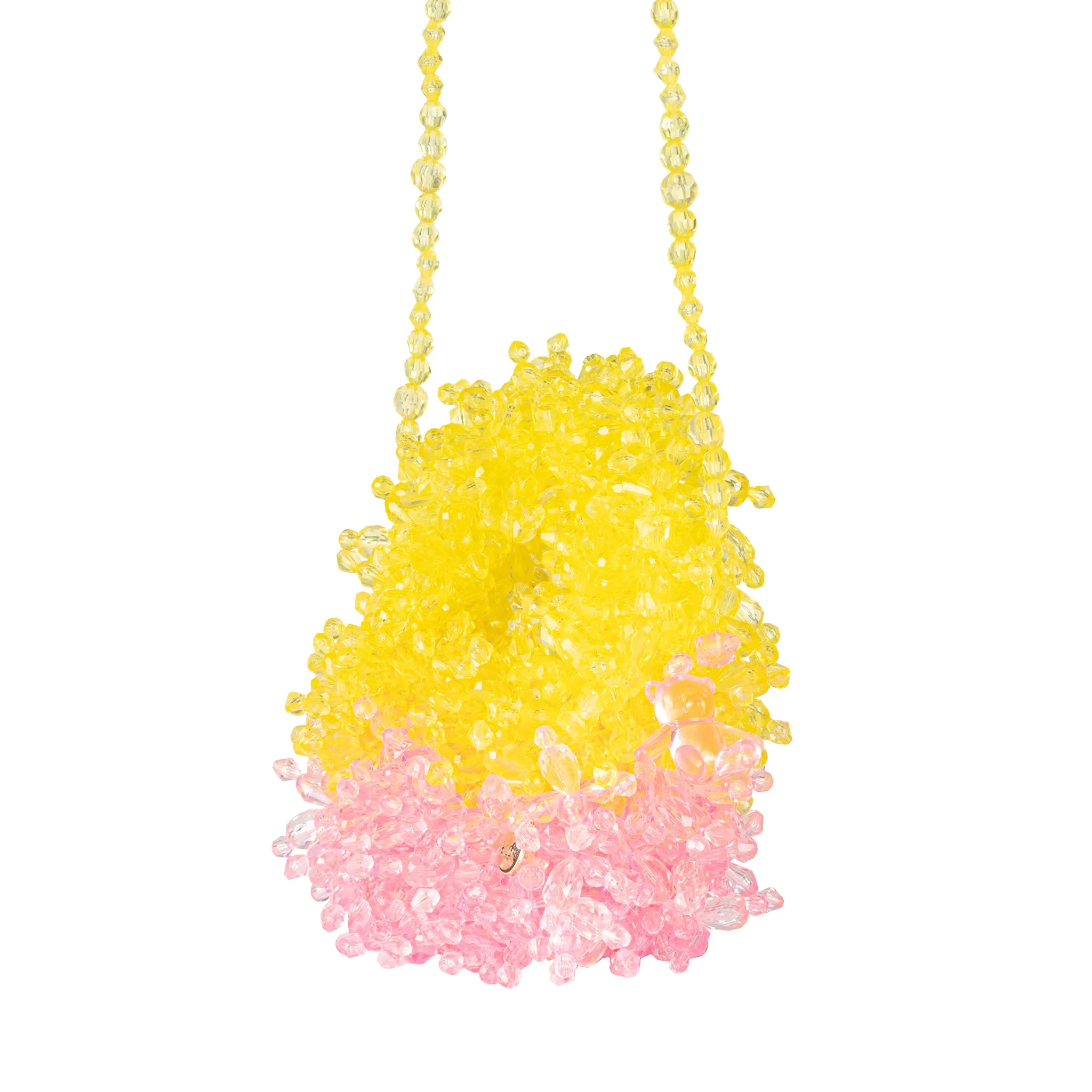 Fluffy Sunrise Mini Bead Bag