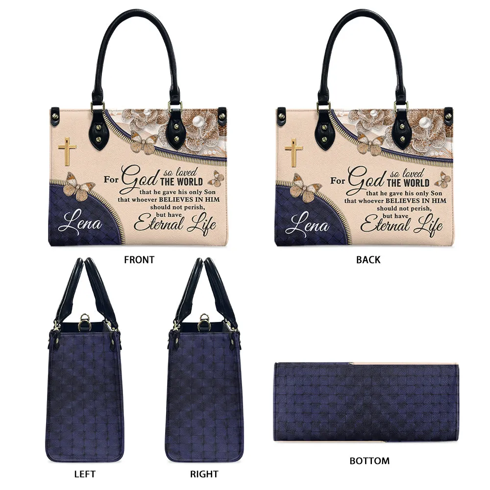For God Leather Bag