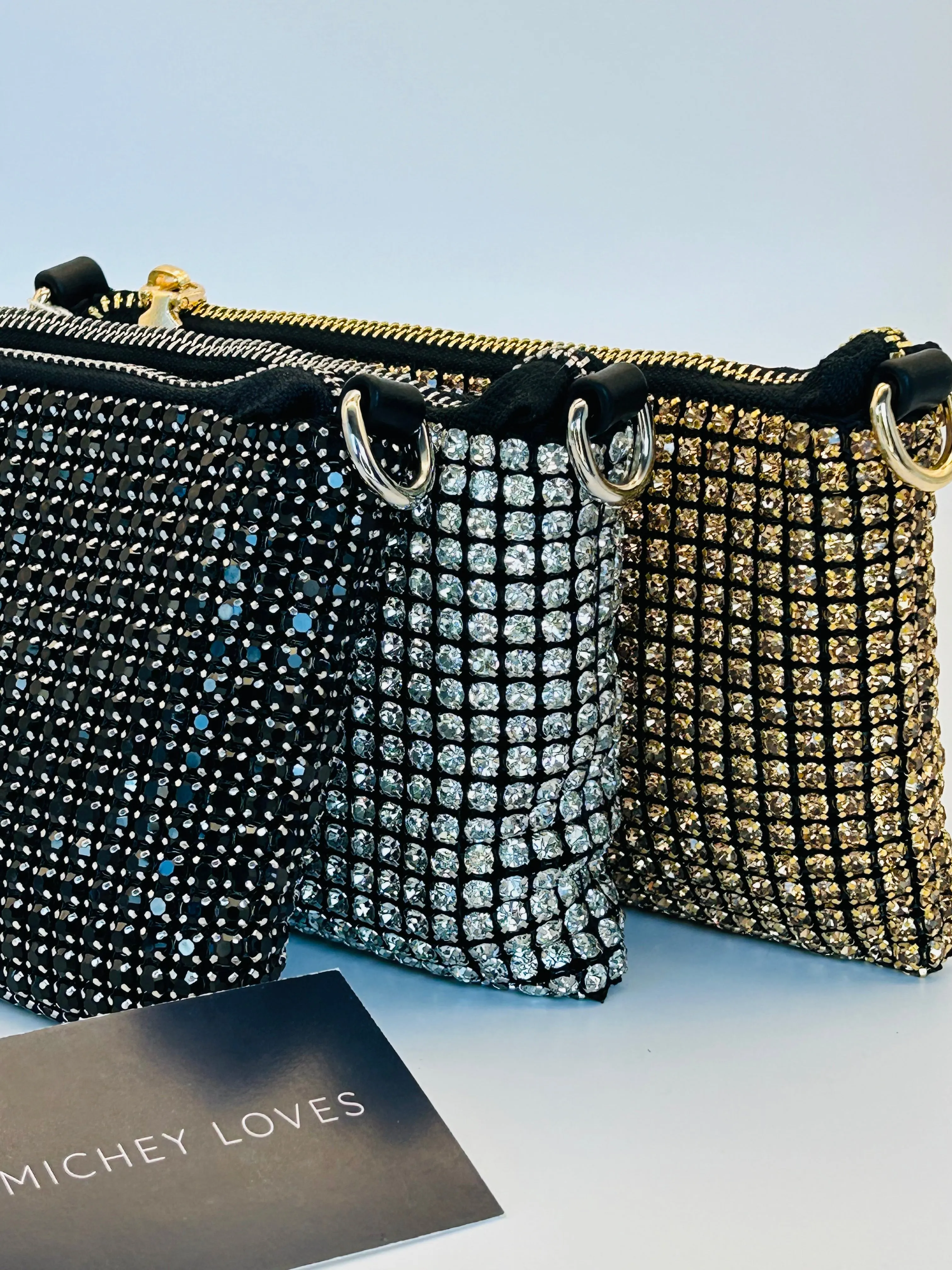 Frosty Clutch Bag | Gold