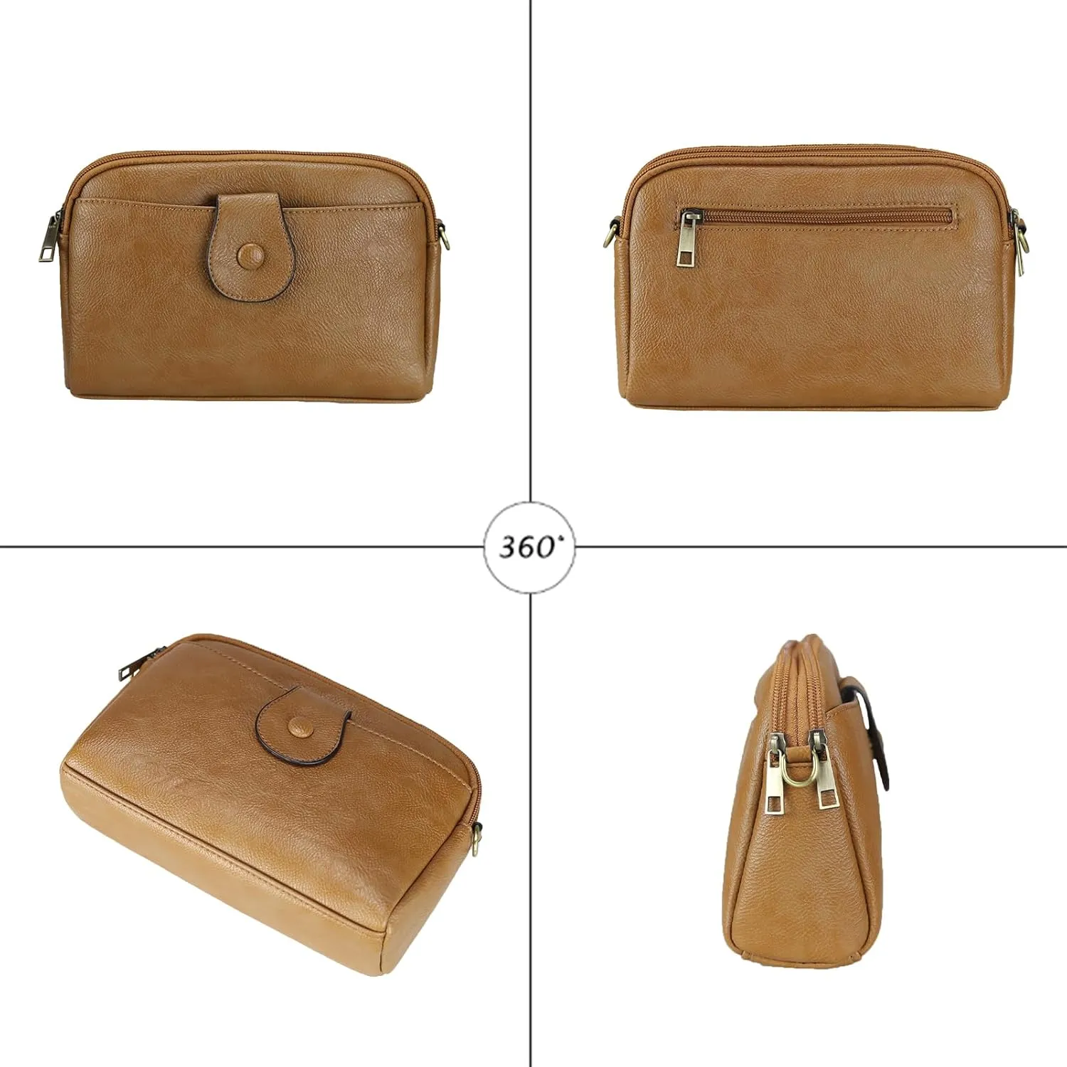 FUKUYIN Small Crossbody Bags for Women Vegan Leather Shoulder Purses Women's Crossbody Handbags