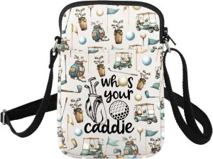 FUSTMW Golf Crossbody Bag Golf Caddy Gifts Caddie Golf Gifts for Golf Enthusiasts Golfer Gifts Caddie Gifts