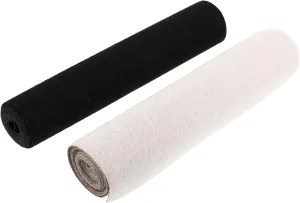 Gadpiparty 2 Pcs Sheets Faux Leather Sheets for DIY Crafts Easy to Cut PU Leather Fabric for Handmade Jewelry Accessories Handbags and More Combo