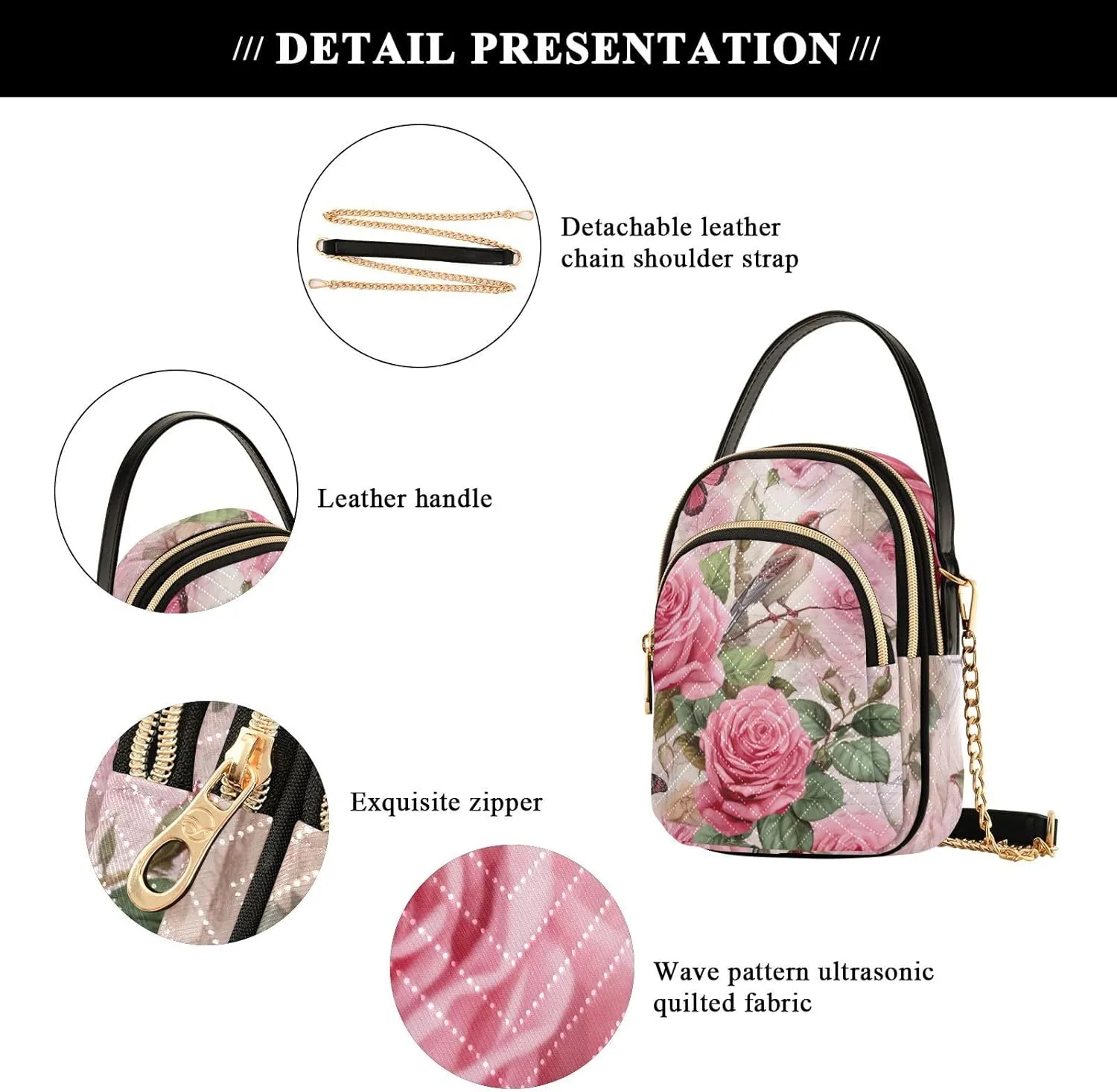GAIGEO Colorful Abstract Style Mosaic Shoulder Purse Crossbody, Womens Crossbody Bag, Lightweight Bag for Women