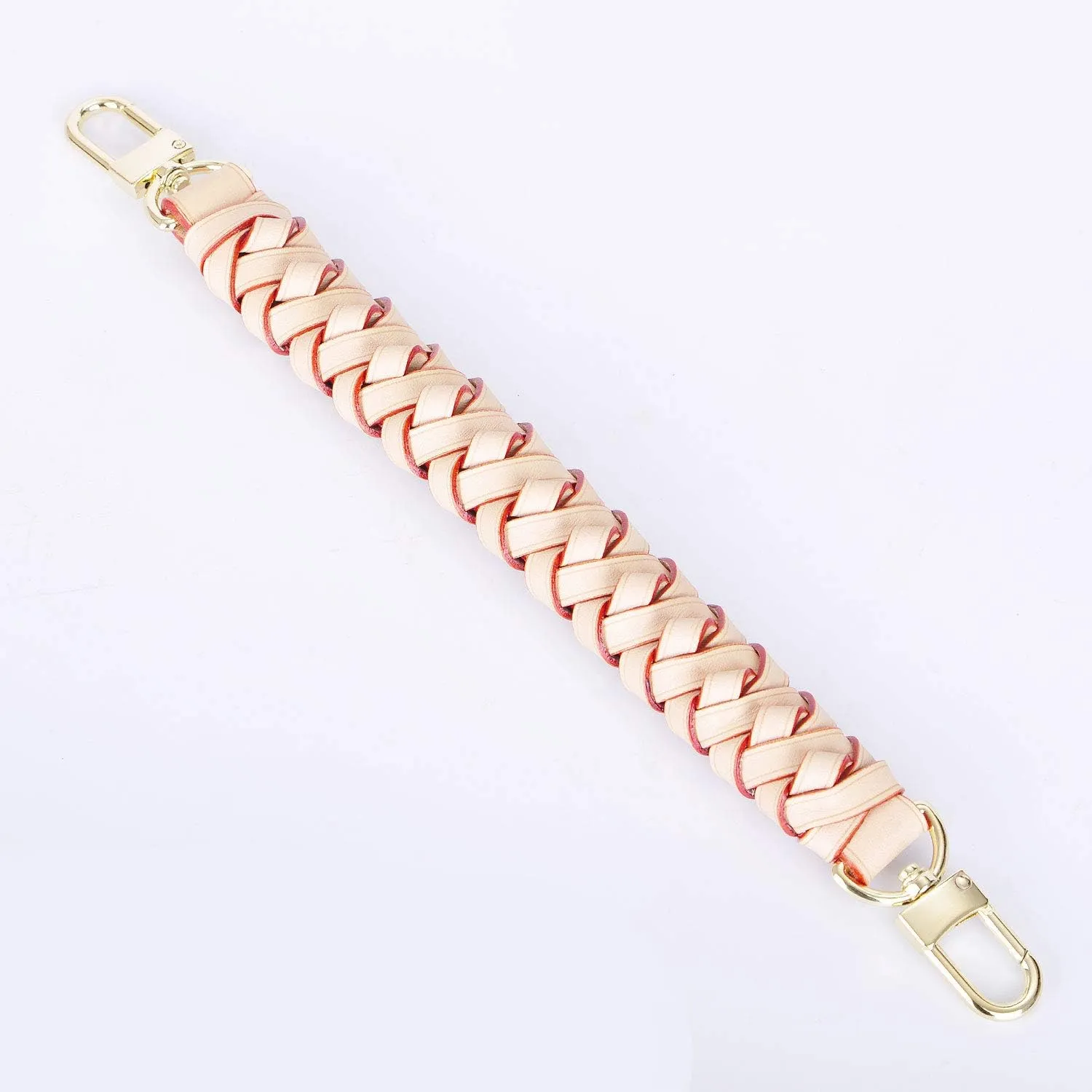 Genuine Vachetta Leather Braided Handle Compatible for Beaubourg Hobo Top Handle Neonoe Strap (12.2" L, Yellow)