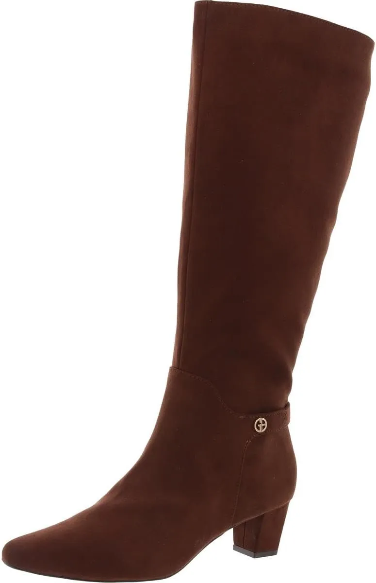 Giani Bernini Womens CRISSALYNNEF Zipper Knee-High Boots