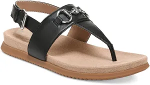 Giani Bernini Womens Cynthiaa Faux Leather Thong Slingback Sandals