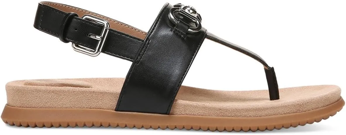 Giani Bernini Womens Cynthiaa Faux Leather Thong Slingback Sandals