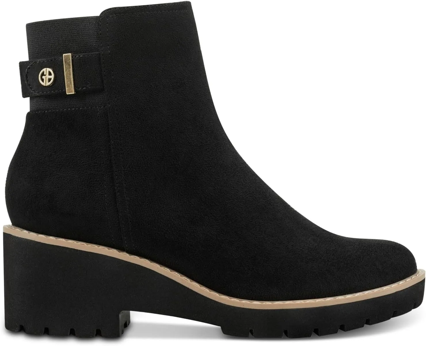 Giani Bernini Womens Vedaa Faux Suede Ankle Booties