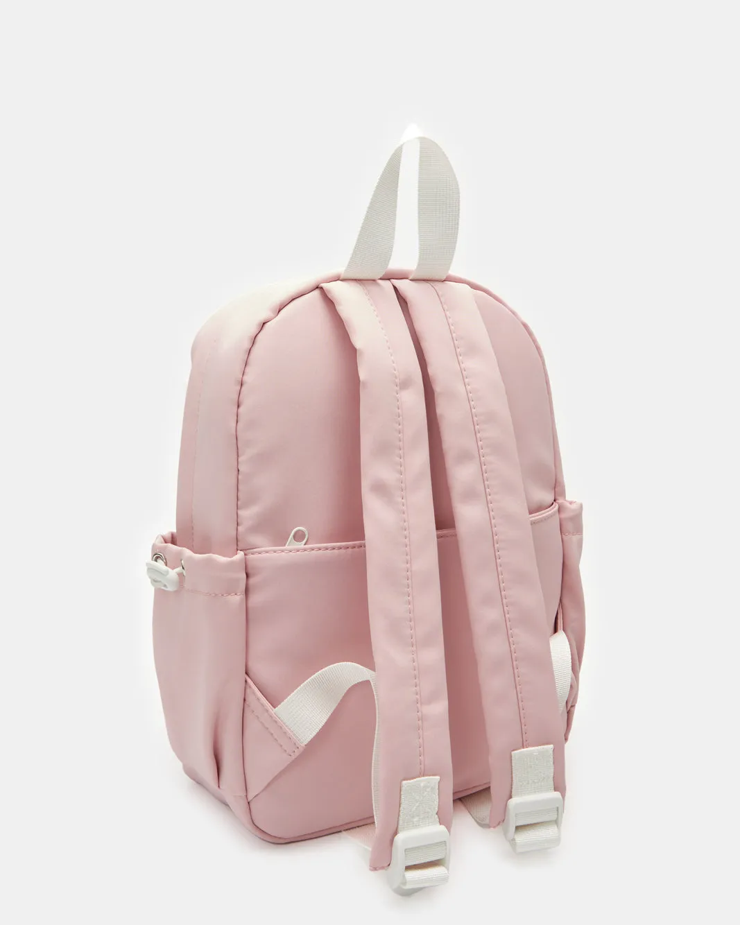 Girls Pink Embellished Backpack