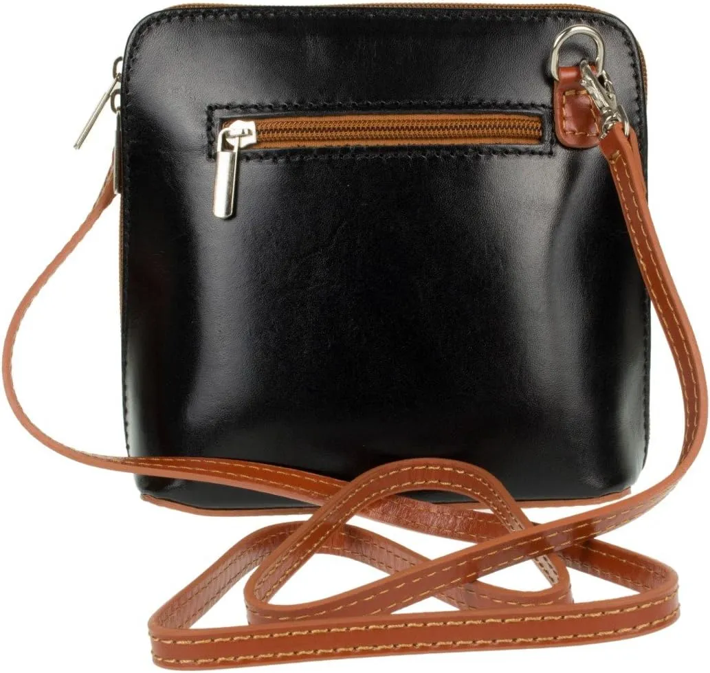Girly HandBags Leather Snake Skin Rigid Cross Body Shoulder Bag