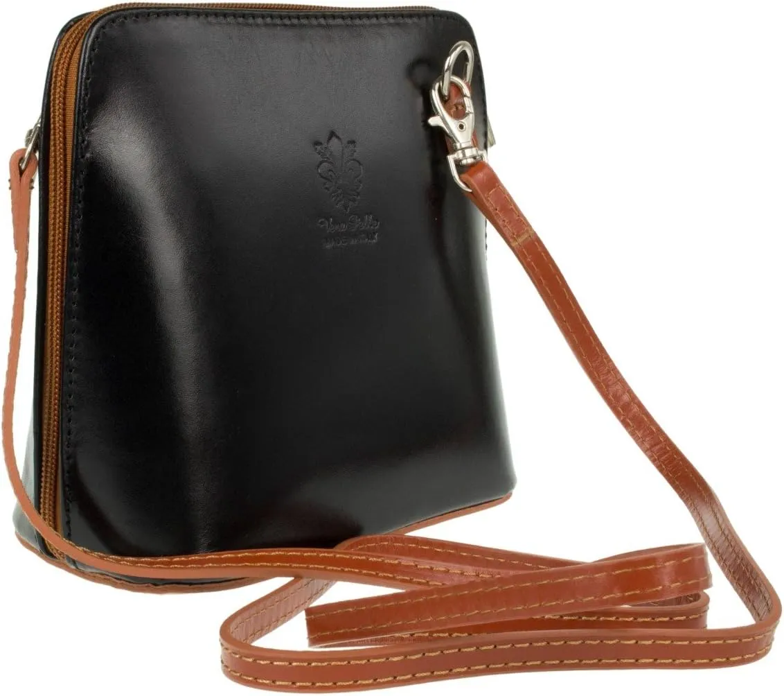 Girly HandBags Leather Snake Skin Rigid Cross Body Shoulder Bag