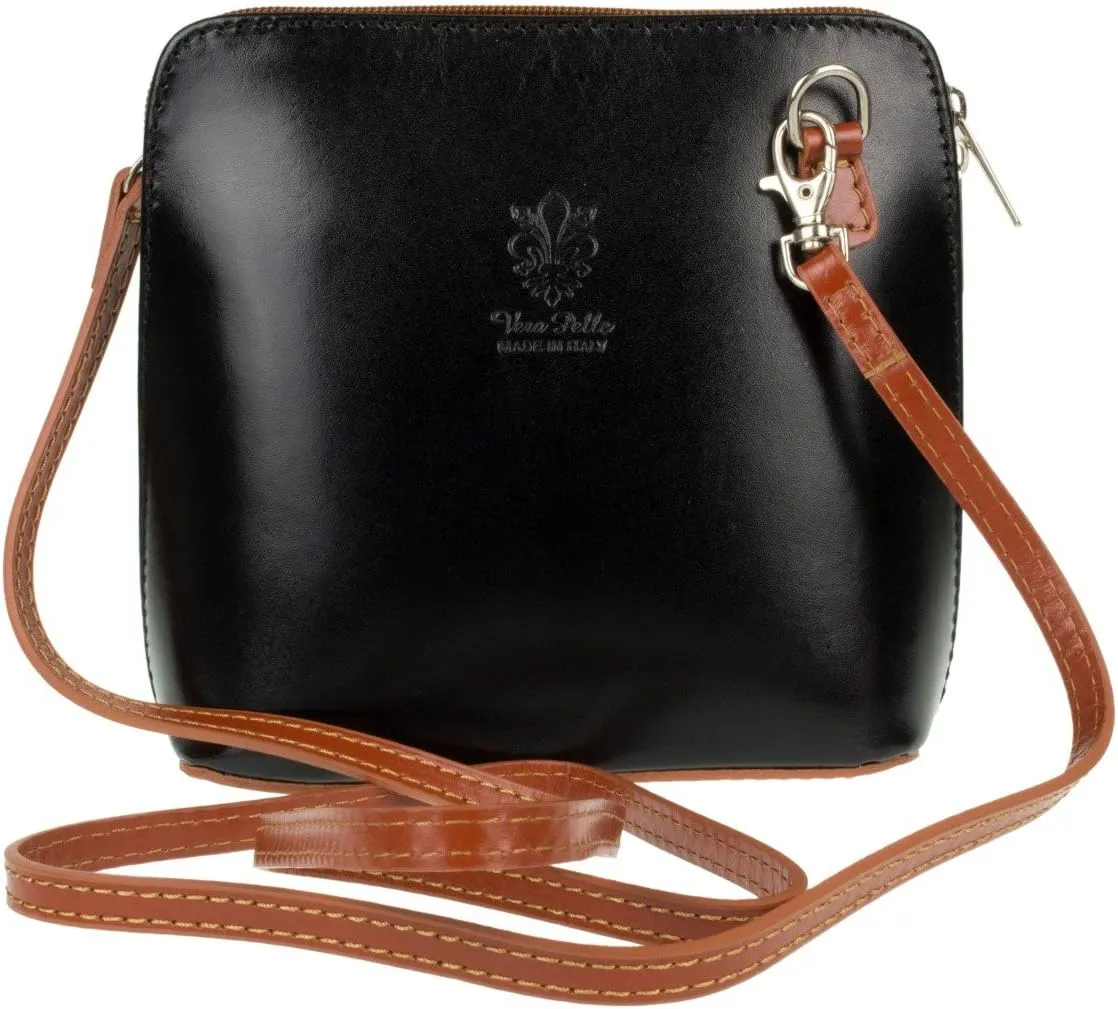 Girly HandBags Leather Snake Skin Rigid Cross Body Shoulder Bag