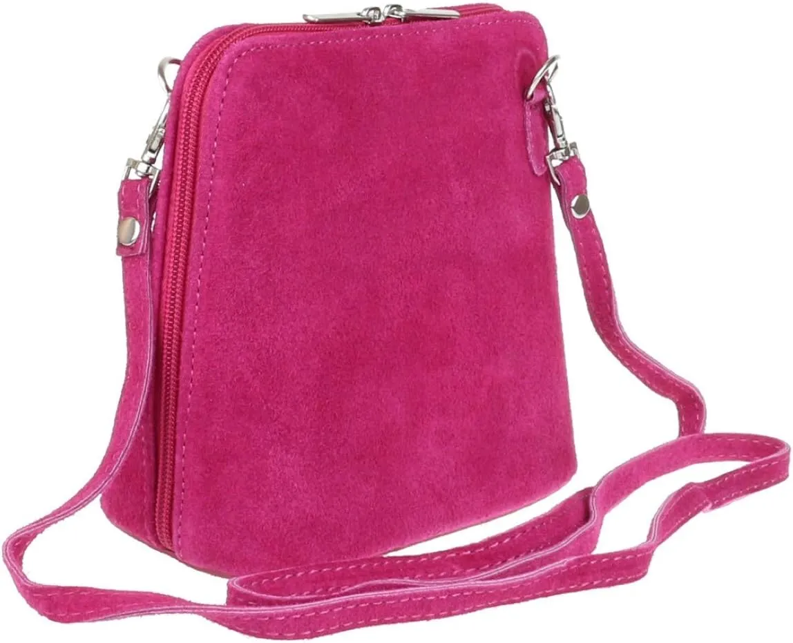 Girly HandBags Womens Suede Cross Body Animal Print Zebra Leopard Shoulder Bag