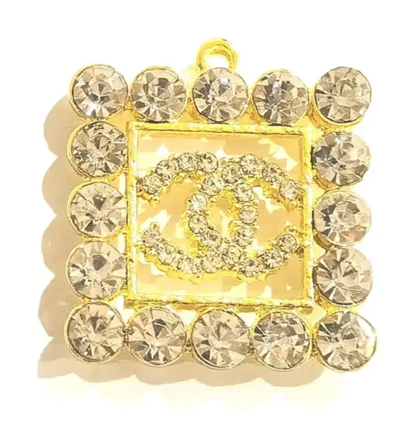 Glam Rhinestone Alloy Charm – Sparkly Luxe DIY Accessory