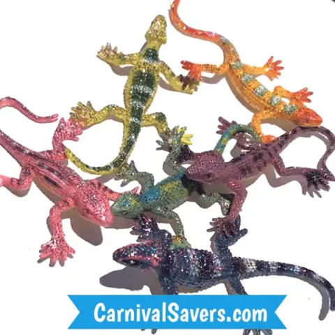 Glitter Lizards (48 total lizards in 2 bags) 25¢ each