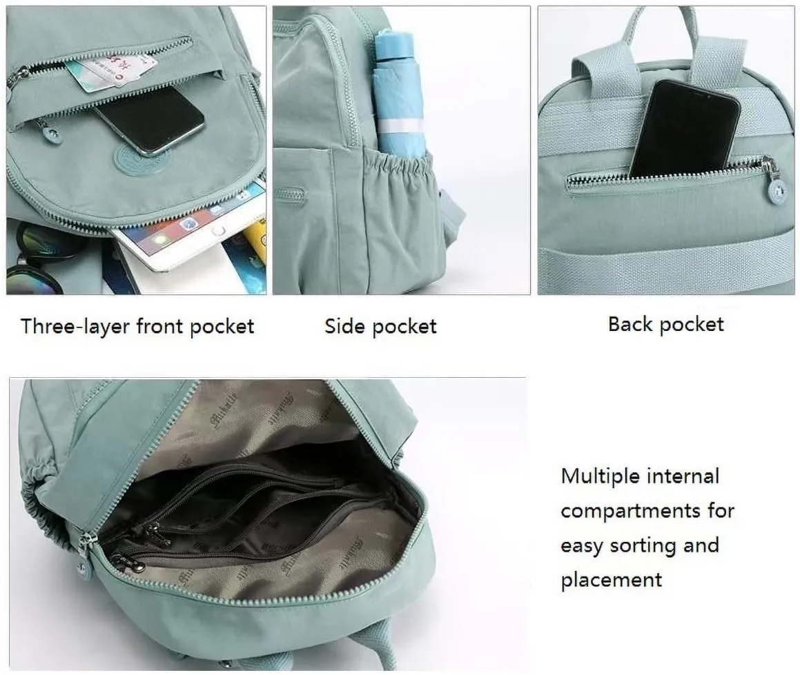 go-done MUKAITE 11L Mini fashion Backpack,Small Nylon Ladies backpacks,Women shopping Backpack(Small size)