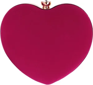 Goclothod Women Heart Shape Clutch Purse Velvet Shoulder Bag Evening Handbags