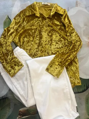 Golden Velvet Dream Top