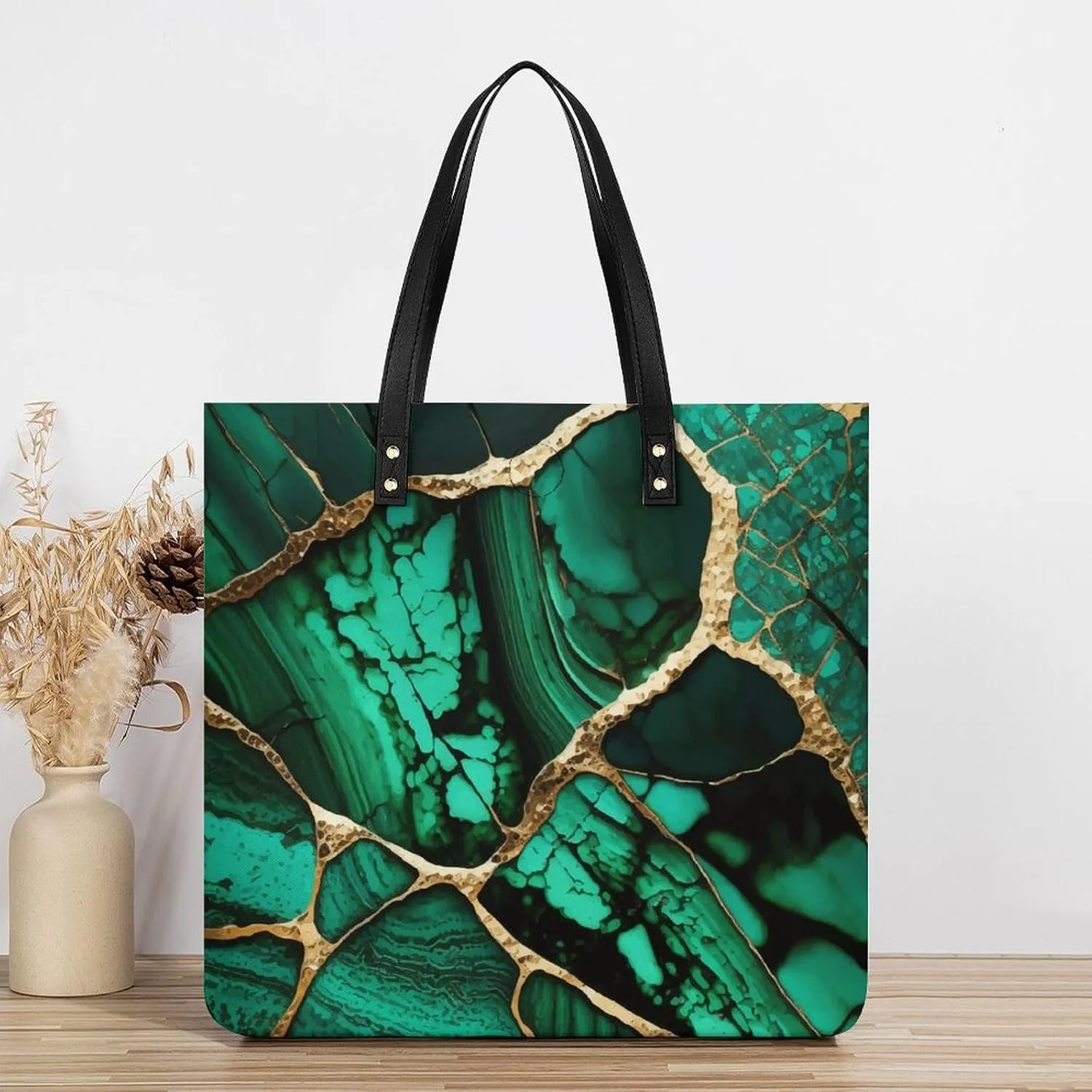 Gothic Magic Witch Witchy Leather Handbag with Large Space, Fashionable Handbag