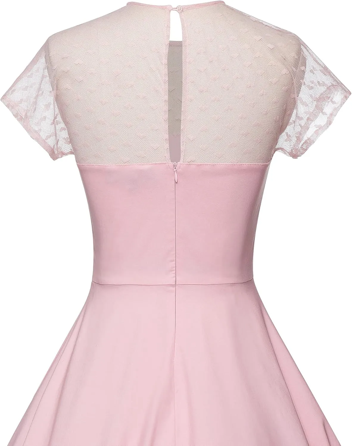 GownTown 1950 Women Dress Midi Shirt Dress Cocktail Dress with Belt