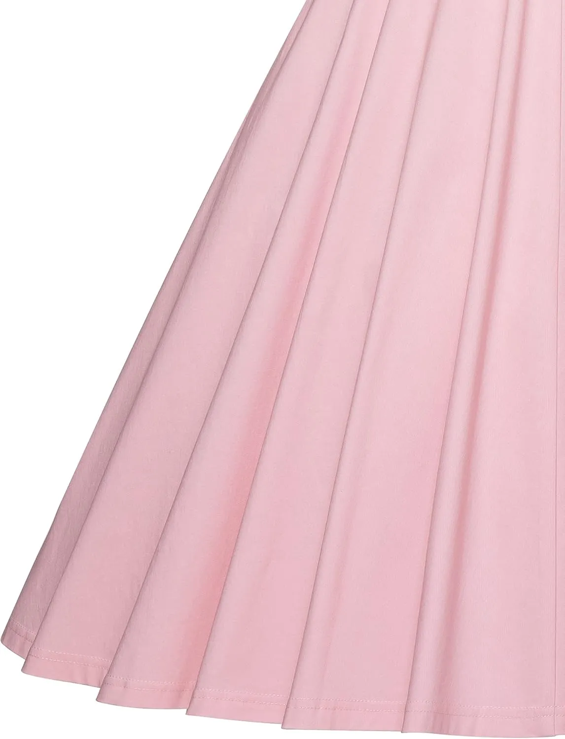 GownTown 1950 Women Dress Midi Shirt Dress Cocktail Dress with Belt