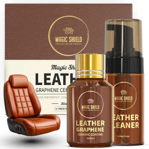 Graphene Leather Care Coating- Lasts 5 Years  in Real World - Advance SiO2 Protection, UV & Water Resistant, Perfect for Cars, Motorcycles, Marine, RVs, Furniture and Shoes