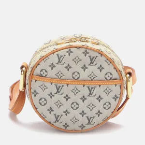 Grey Canvas Mini Lin Jeanne PM Bag