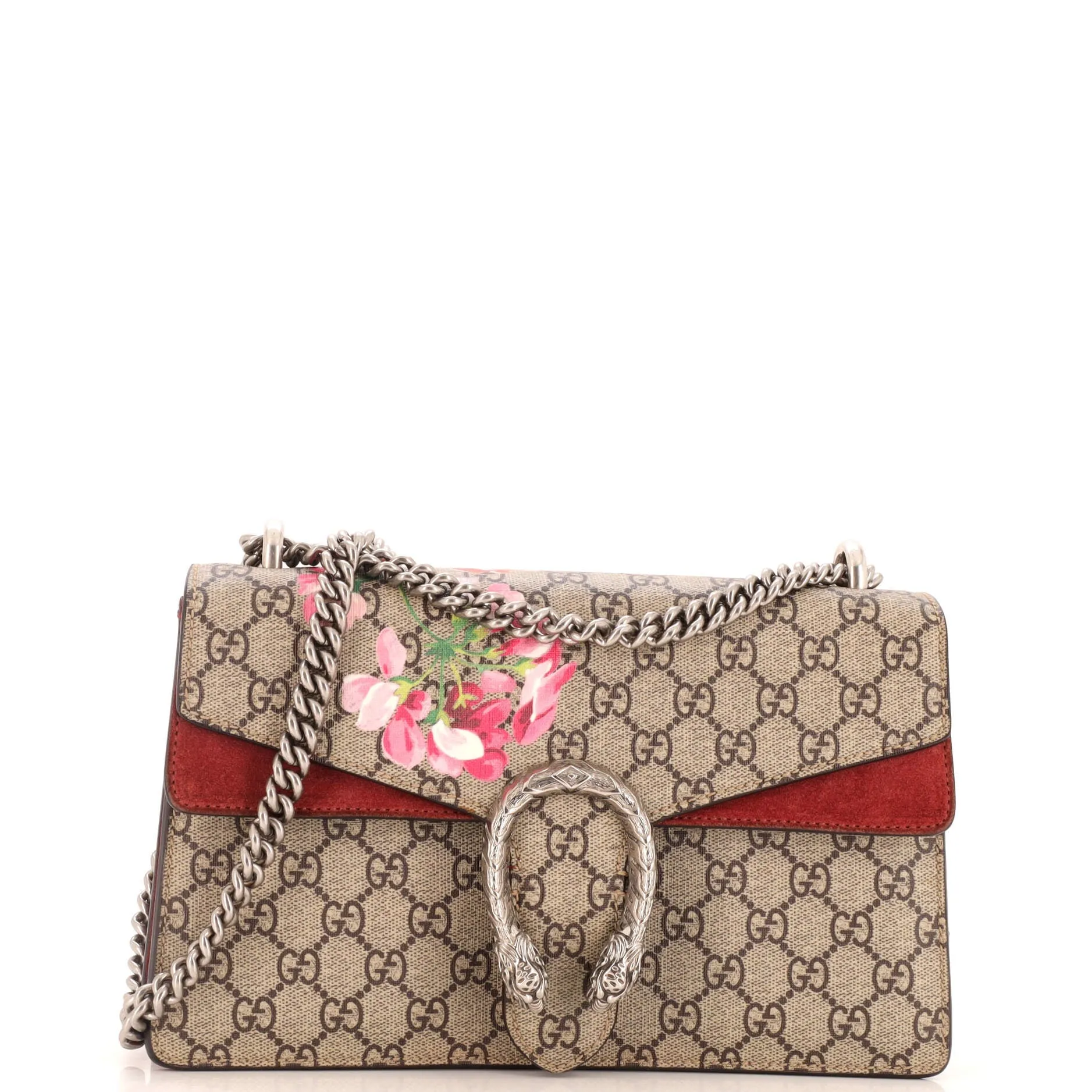 GUCCI Dionysus Bag Blooms Print GG Coated Canvas Small