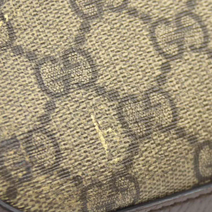 Gucci  GG Supreme Monogram Web Neo Vintage Shoulder Bag Beige New Acero Crop