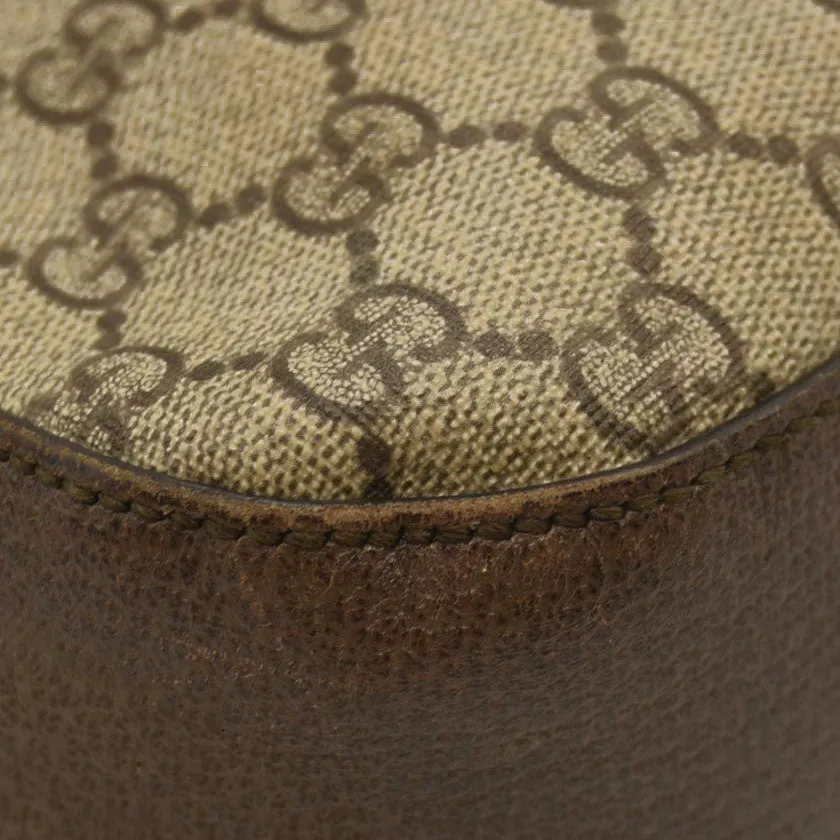 Gucci  GG Supreme Monogram Web Neo Vintage Shoulder Bag Beige New Acero Crop