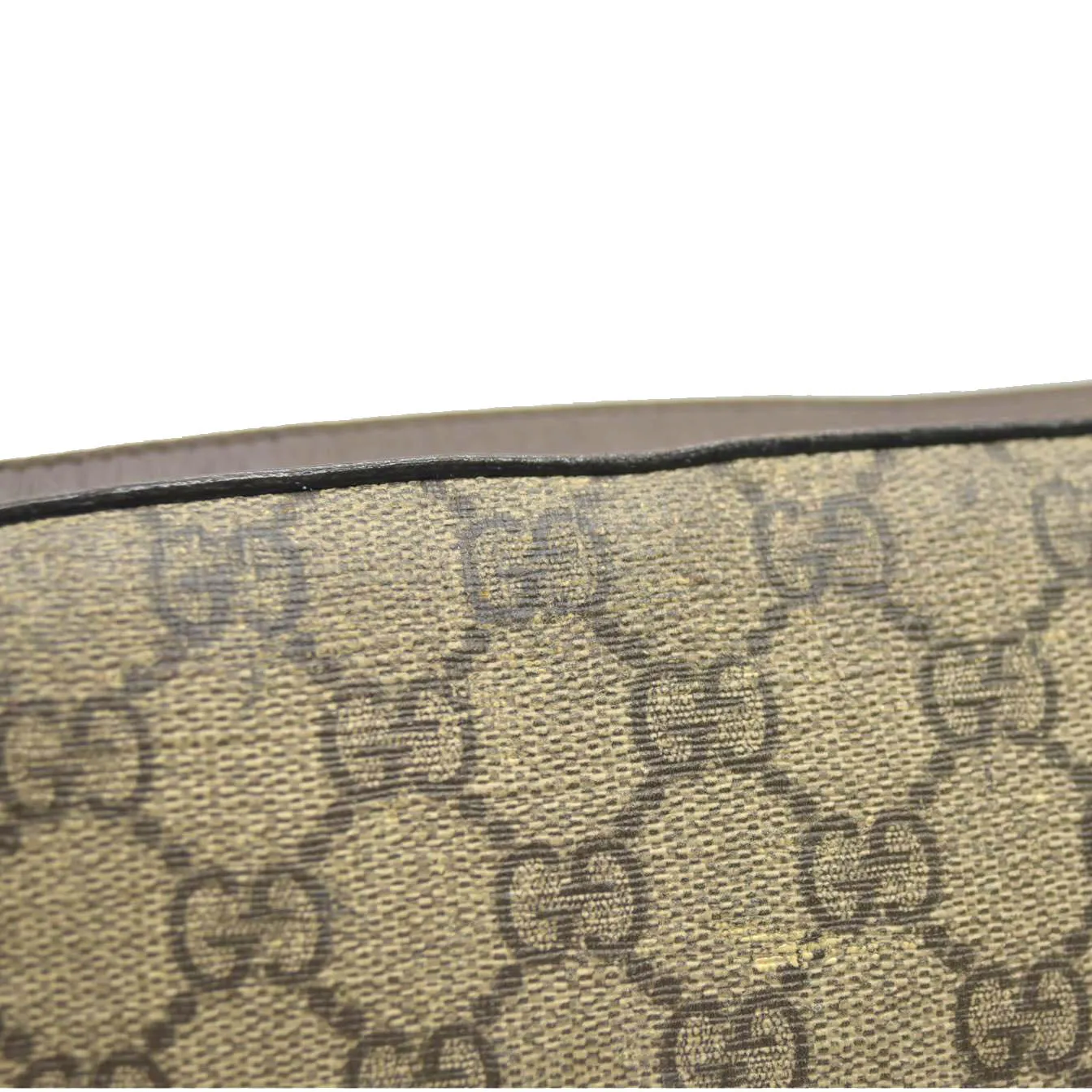 Gucci  GG Supreme Monogram Web Neo Vintage Shoulder Bag Beige New Acero Crop