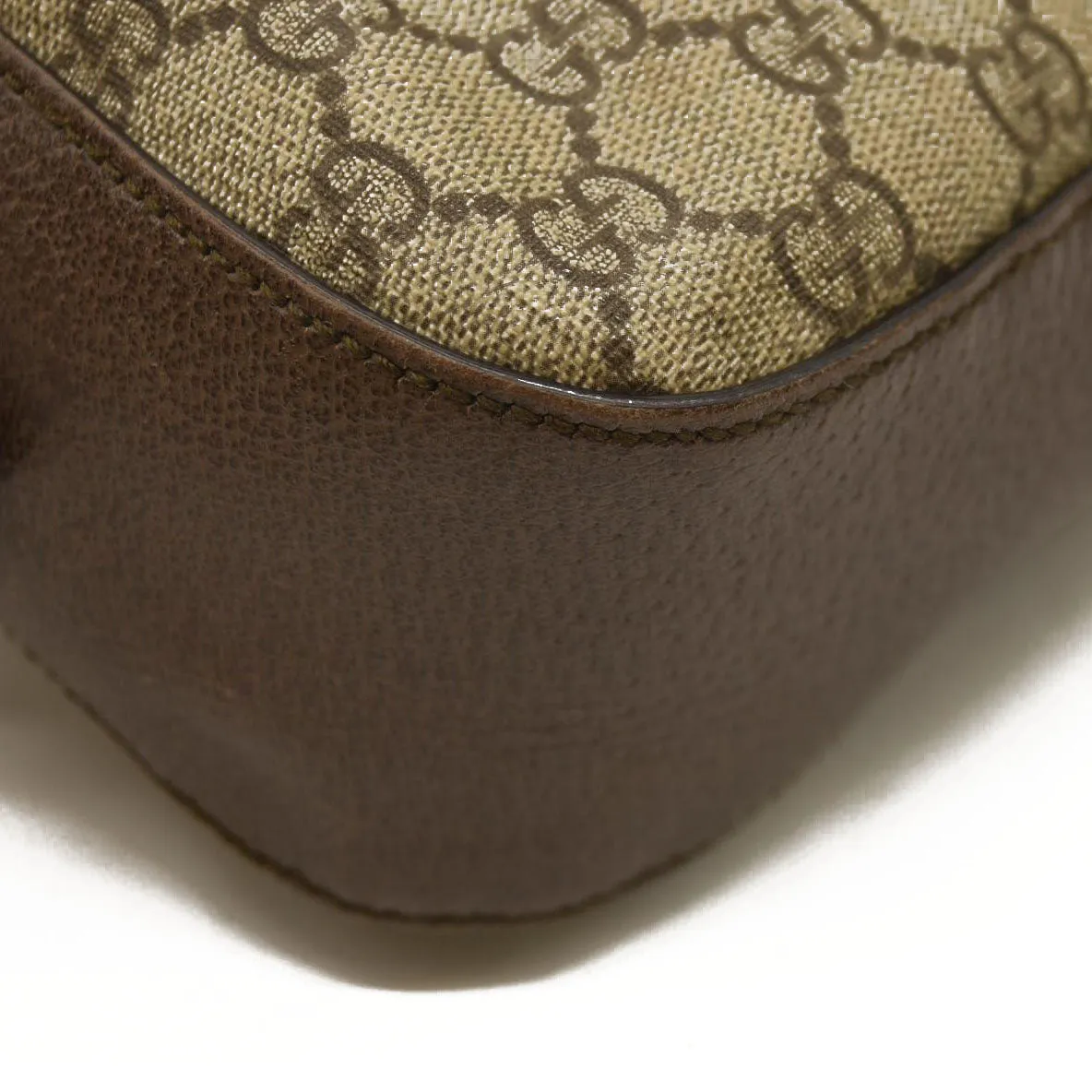 Gucci  GG Supreme Monogram Web Neo Vintage Shoulder Bag Beige New Acero Crop