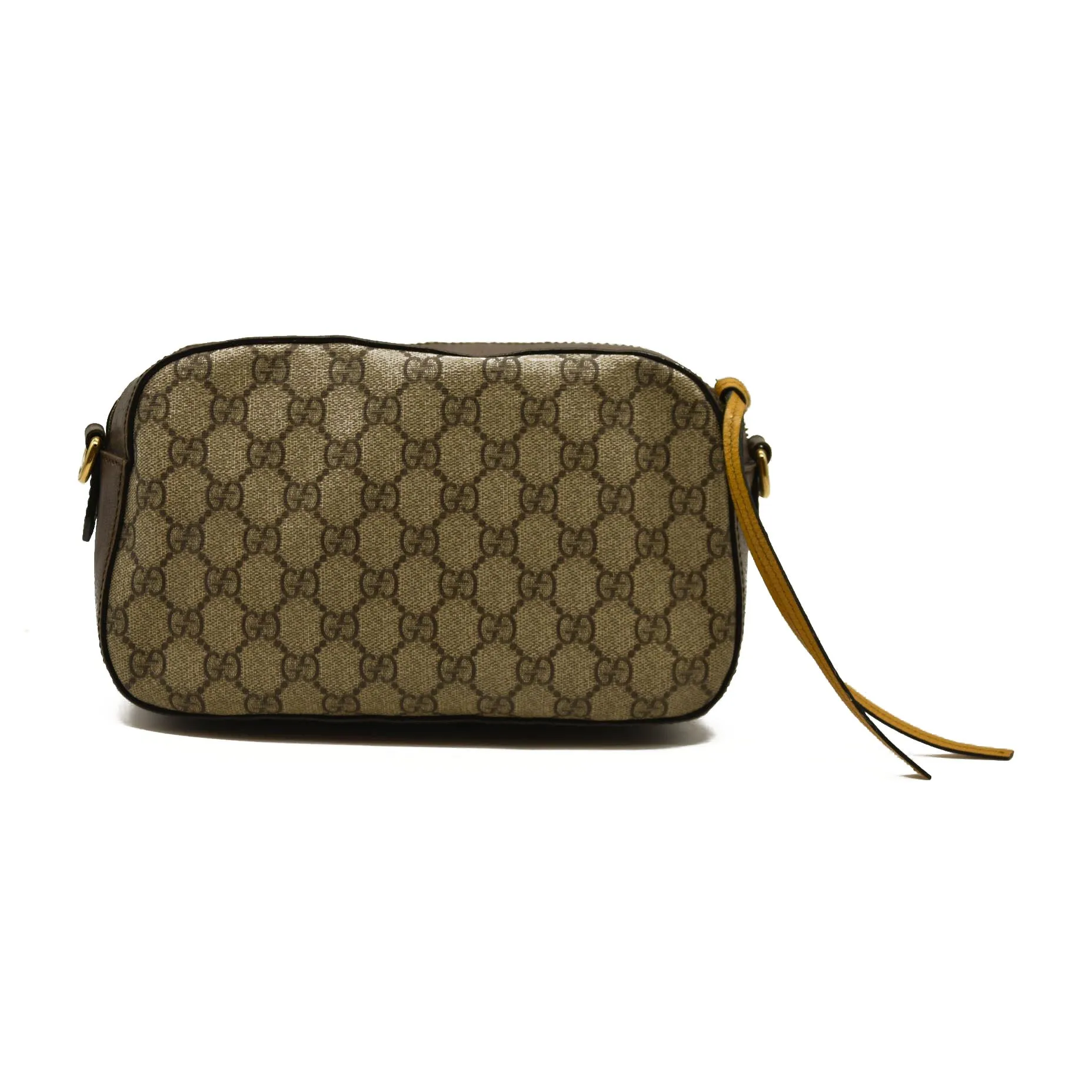 Gucci  GG Supreme Monogram Web Neo Vintage Shoulder Bag Beige New Acero Crop