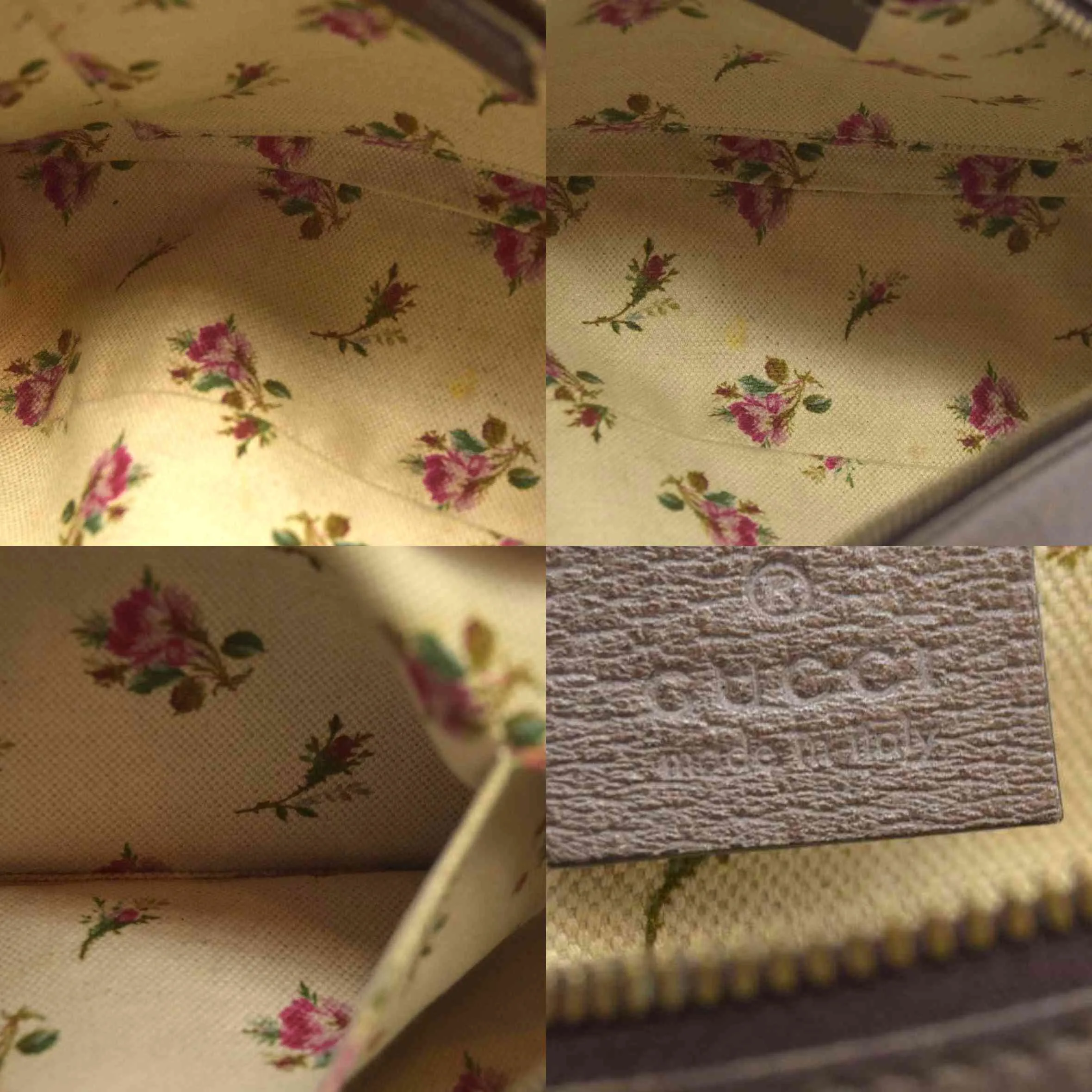 Gucci  GG Supreme Monogram Web Neo Vintage Shoulder Bag Beige New Acero Crop
