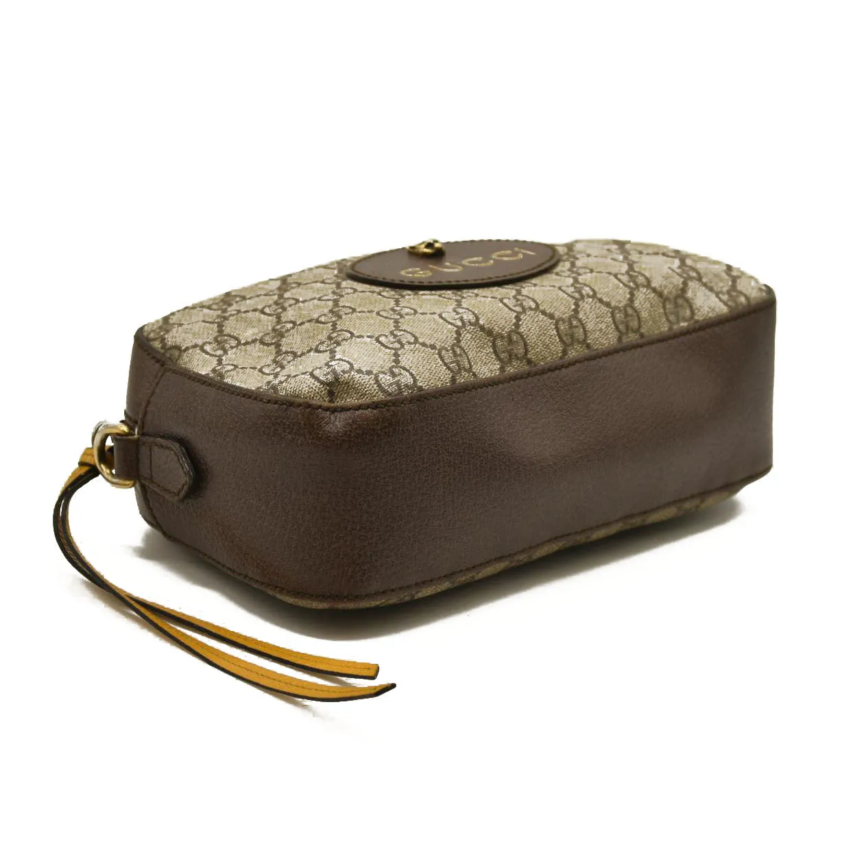 Gucci  GG Supreme Monogram Web Neo Vintage Shoulder Bag Beige New Acero Crop