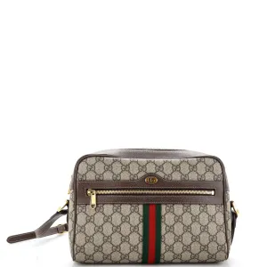 GUCCI Ophidia Shoulder Bag GG Coated Canvas Small