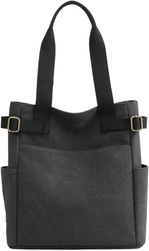Handbags for Womens Top Handle Shoulder Purse Satchel Bags Roomy Capacity Fashion Hobo Canvas Tote Bag