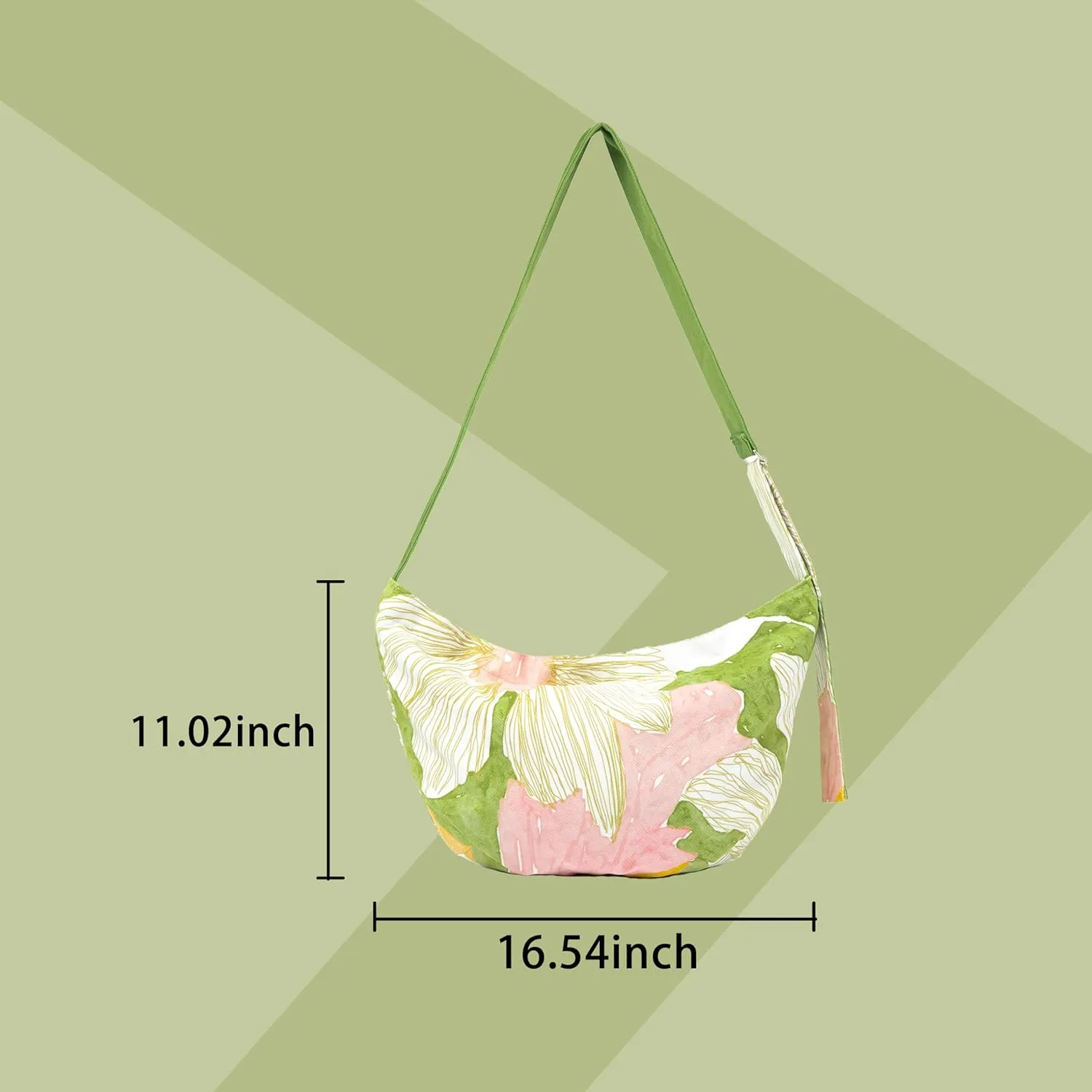 Hobo Crossbody Shoulder Tote Bag Canvas Tote Handbags Bucket Bag Purses for Women Trendy Shoulder Bag Canvas Handbag