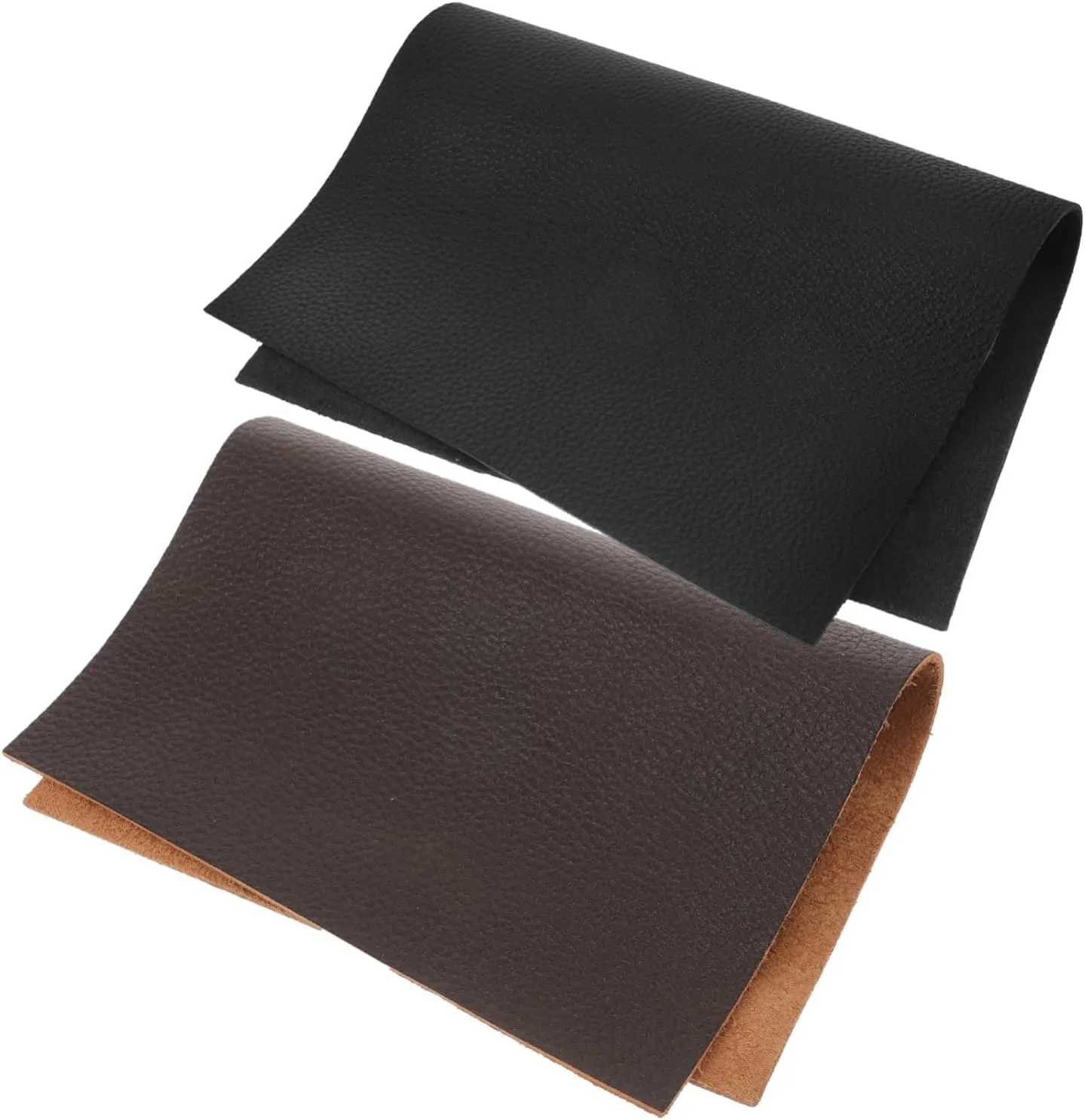 Housoutil 2sets 2pcs Leather Repair Kit Genuine Cowhide Sofa Material for DIY Repairs Multi Use Leather Easy to Cut and Apply for Seamless Restoration 2pcs*2