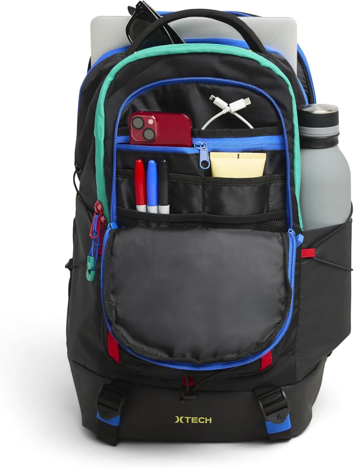 Hurley Men's Commuter Travel Backpack, Black, One Size