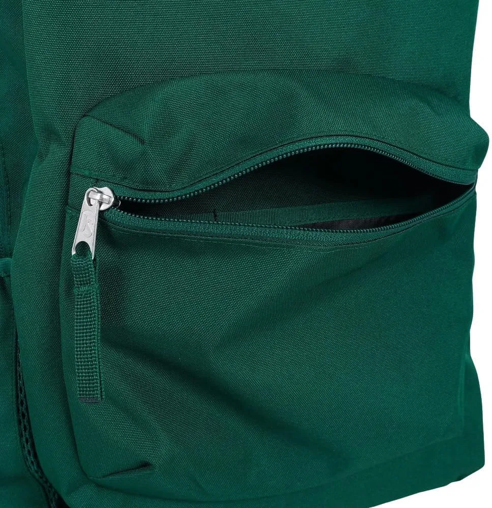 JanSport Cross Town Backpack 17" x 12.5" x 6" - Simple Bag for Everyone with 1 Main Compartment, Front Utility Pocket - Premium Class Accessories - Deep Juniper