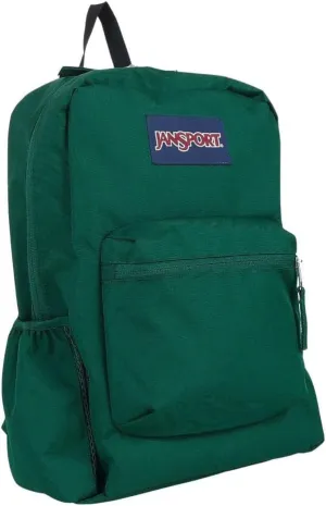 JanSport Cross Town Backpack 17" x 12.5" x 6" - Simple Bag for Everyone with 1 Main Compartment, Front Utility Pocket - Premium Class Accessories - Deep Juniper