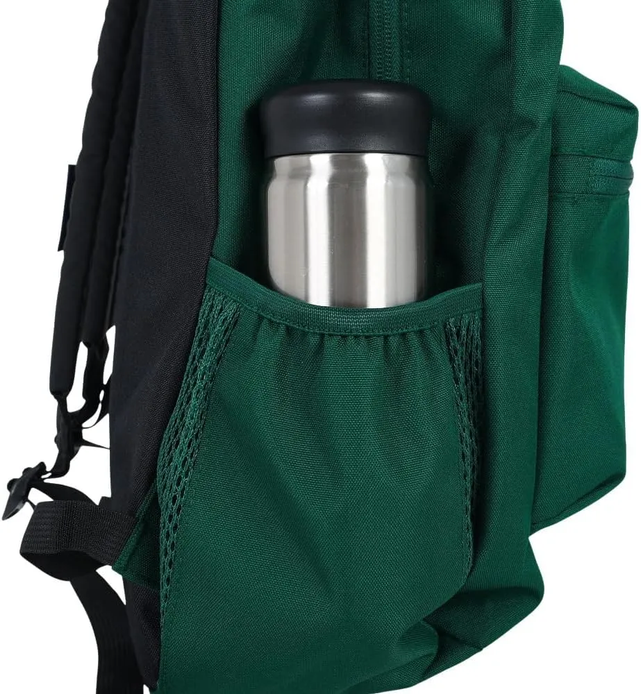 JanSport Cross Town Backpack 17" x 12.5" x 6" - Simple Bag for Everyone with 1 Main Compartment, Front Utility Pocket - Premium Class Accessories - Deep Juniper