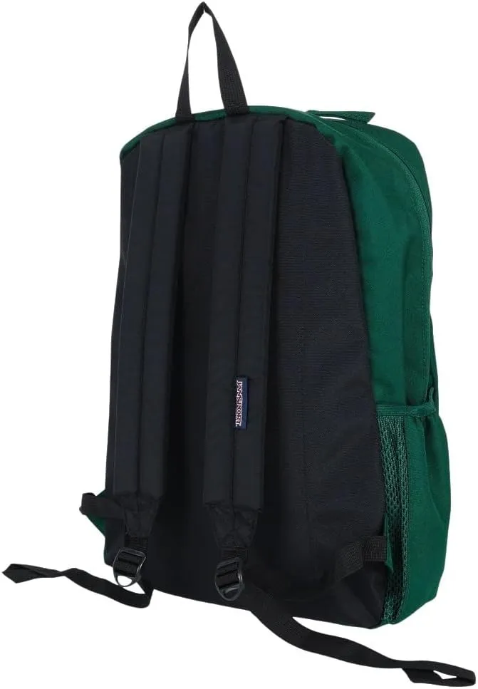JanSport Cross Town Backpack 17" x 12.5" x 6" - Simple Bag for Everyone with 1 Main Compartment, Front Utility Pocket - Premium Class Accessories - Deep Juniper