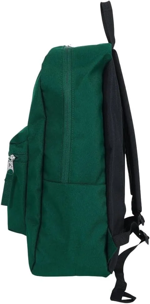JanSport Cross Town Backpack 17" x 12.5" x 6" - Simple Bag for Everyone with 1 Main Compartment, Front Utility Pocket - Premium Class Accessories - Deep Juniper