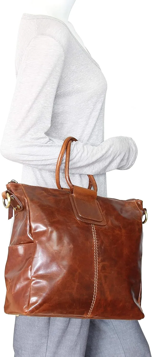 Jara's Ring Leather Tote