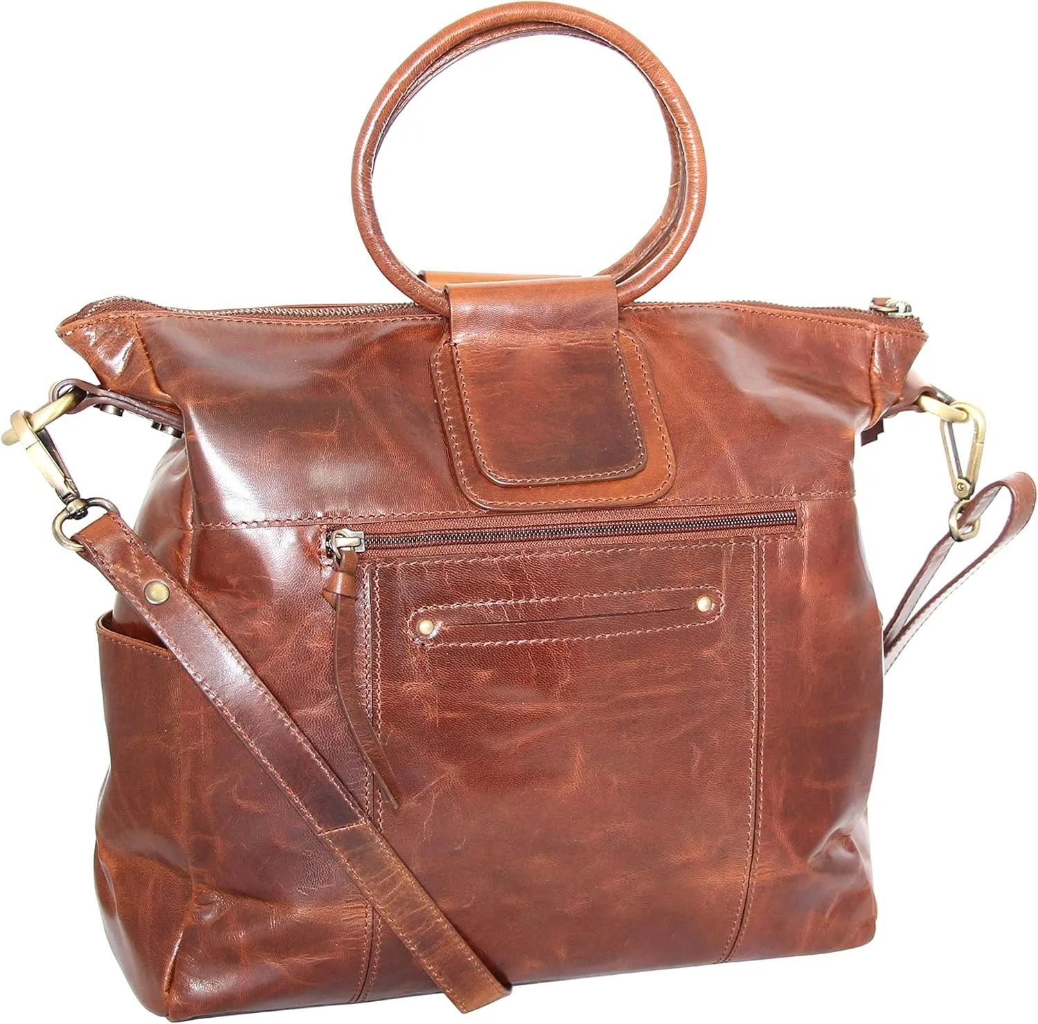 Jara's Ring Leather Tote
